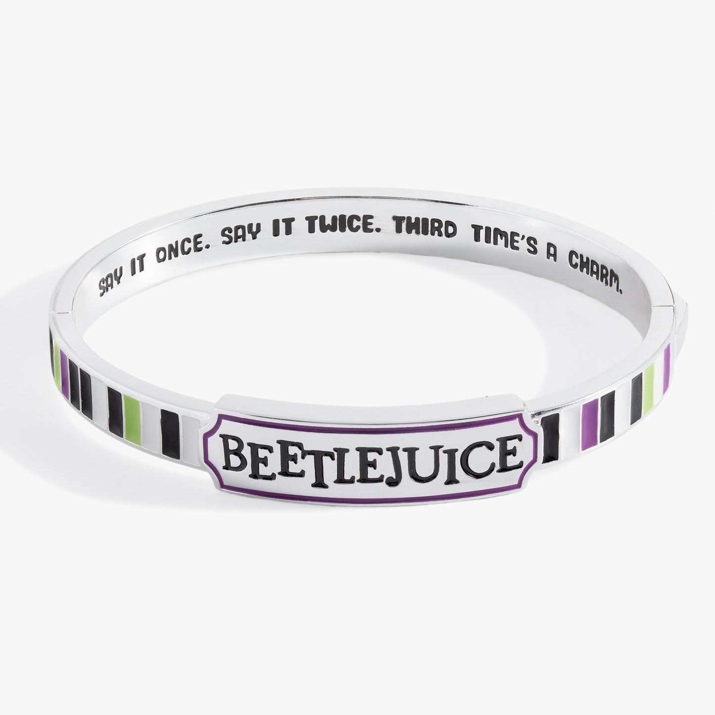 BEETLEJUICE™ 'Say It Once. Say It Twice. Third Time's A Charm' Bangle