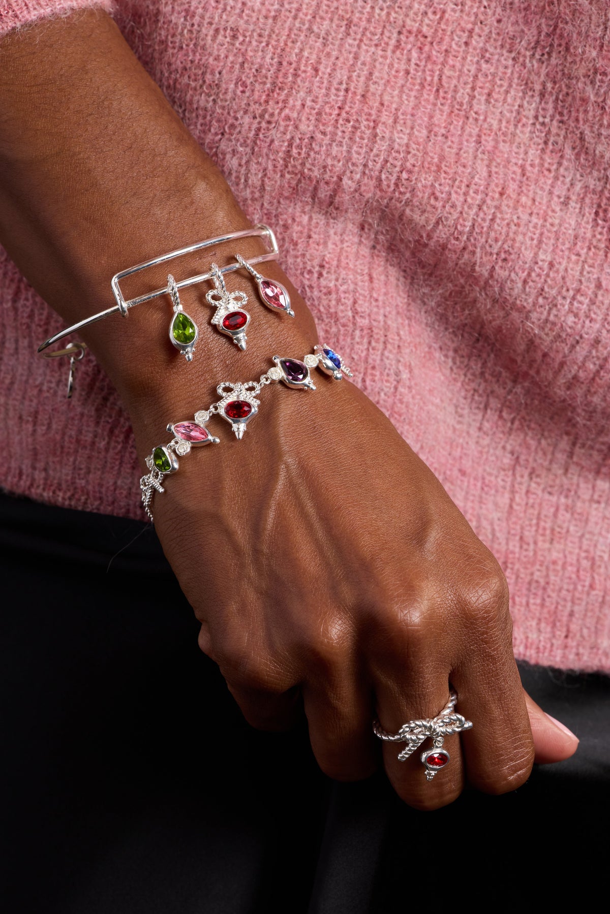 Ornaments Linear Charm Bracelet
