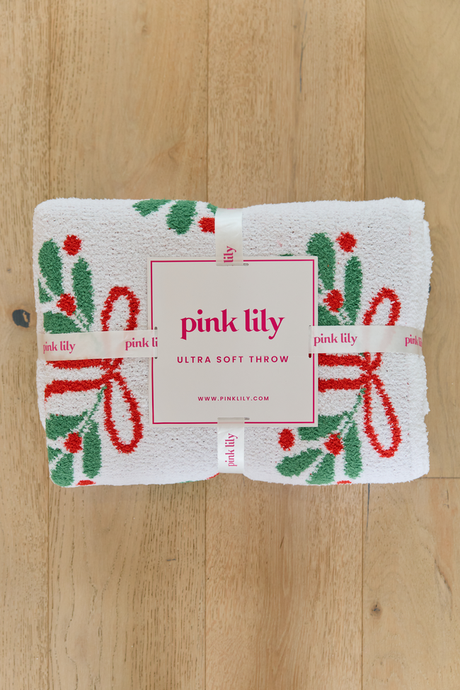Make Me Believe Mistletoe Blanket