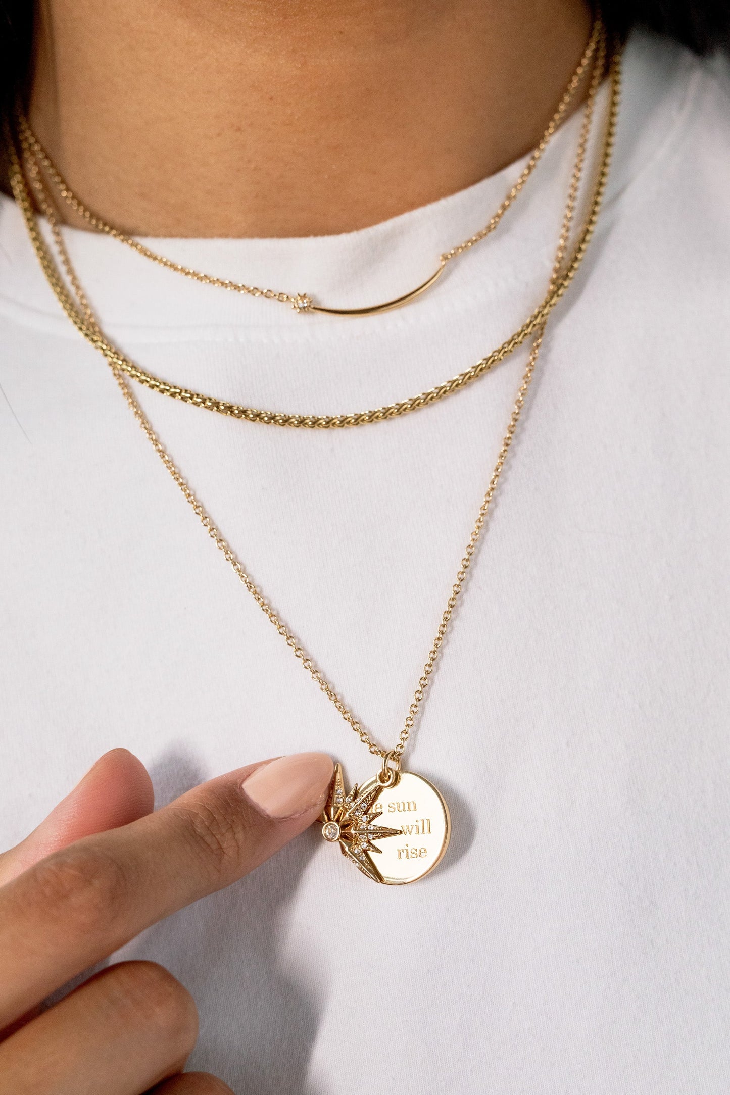 Celestial Shooting Star Necklace