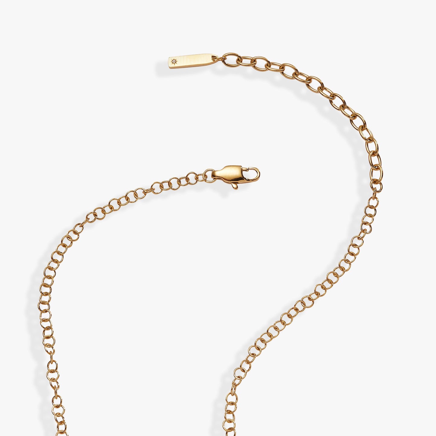 'I Love You' Hidden Message Acrostic Necklace