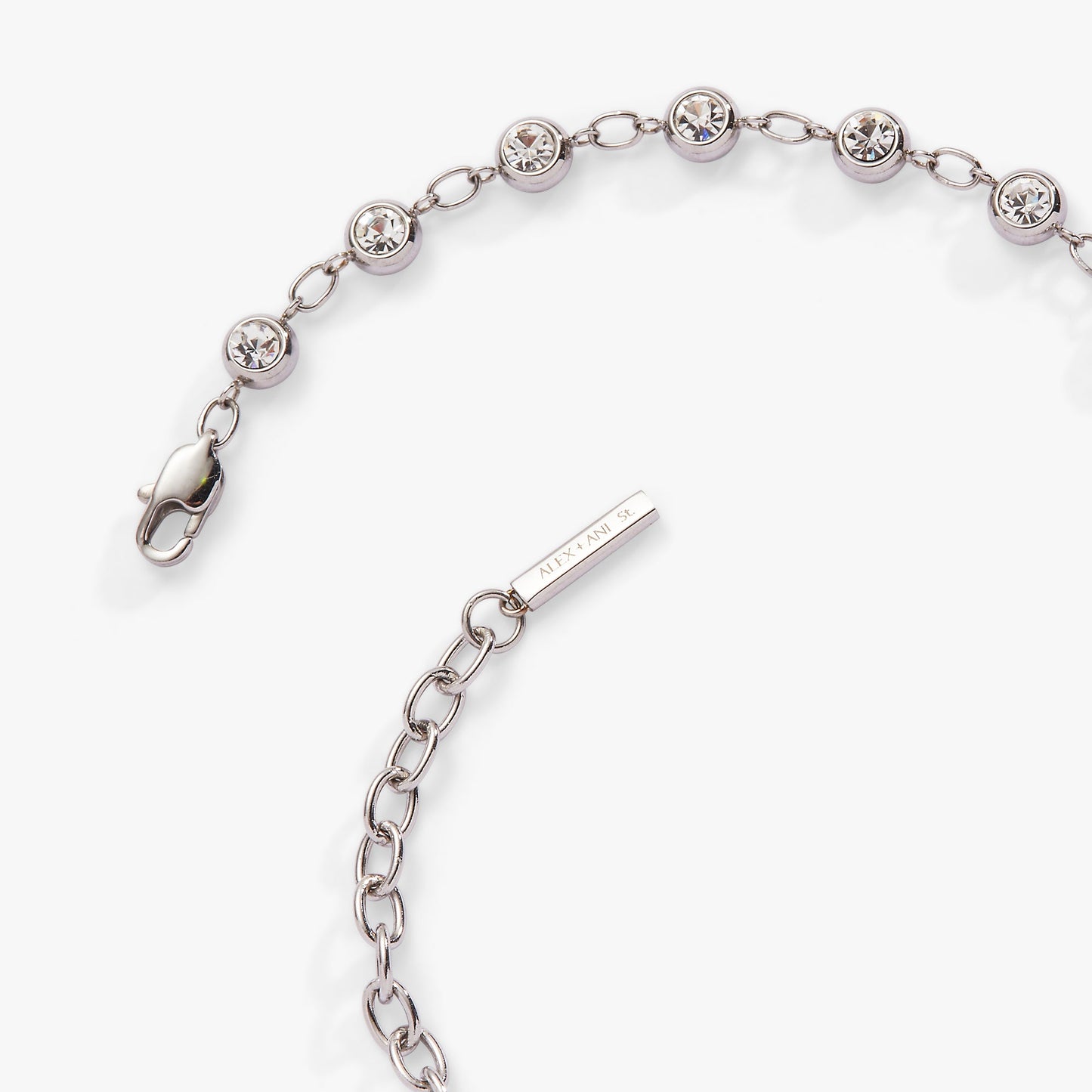 Crystal Pebble Chain Bracelet