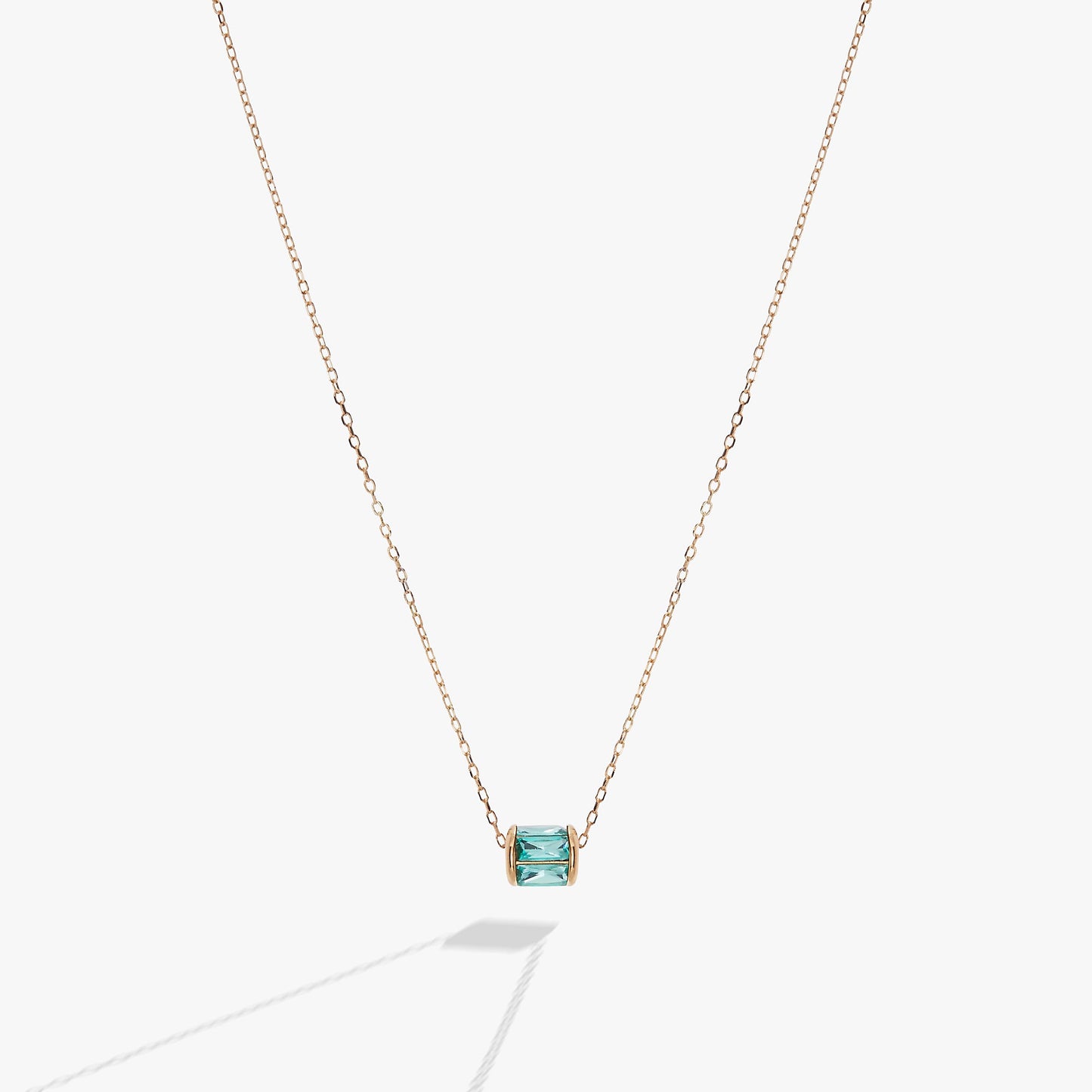 December Birthstone Precious Pendant Necklace