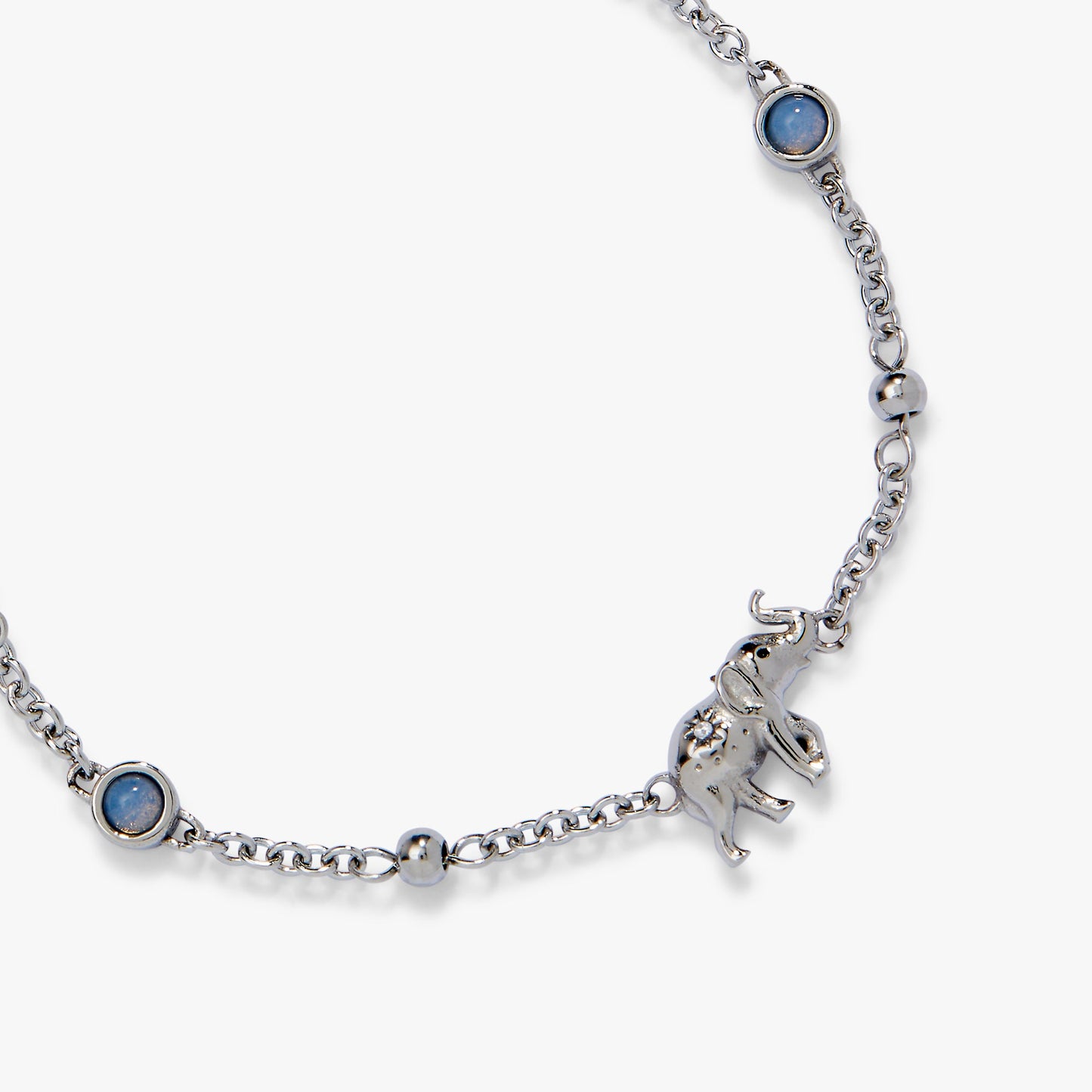Elephant Inline Charm Anklet