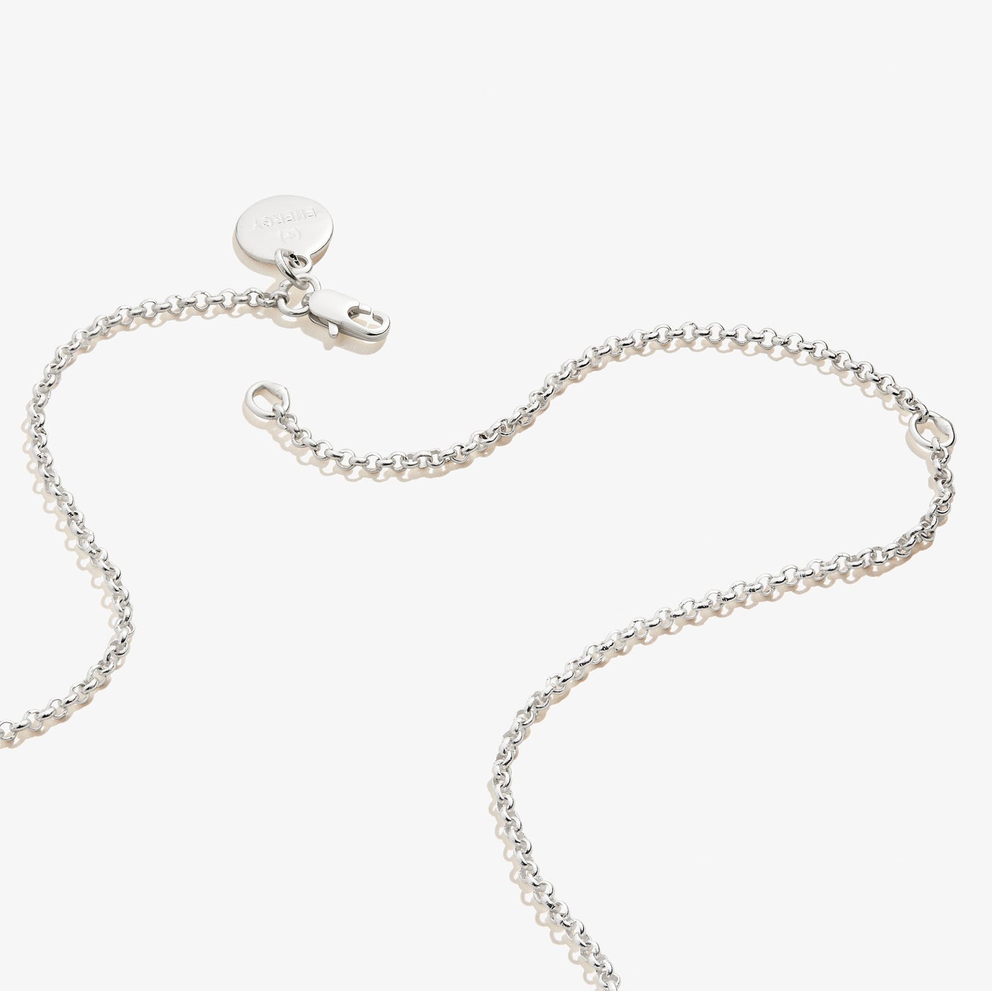Small Circle Charm Necklace, 19''