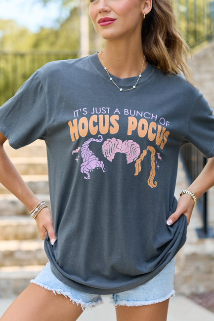 Hocus Pocus Trio Dark Grey Graphic Tee