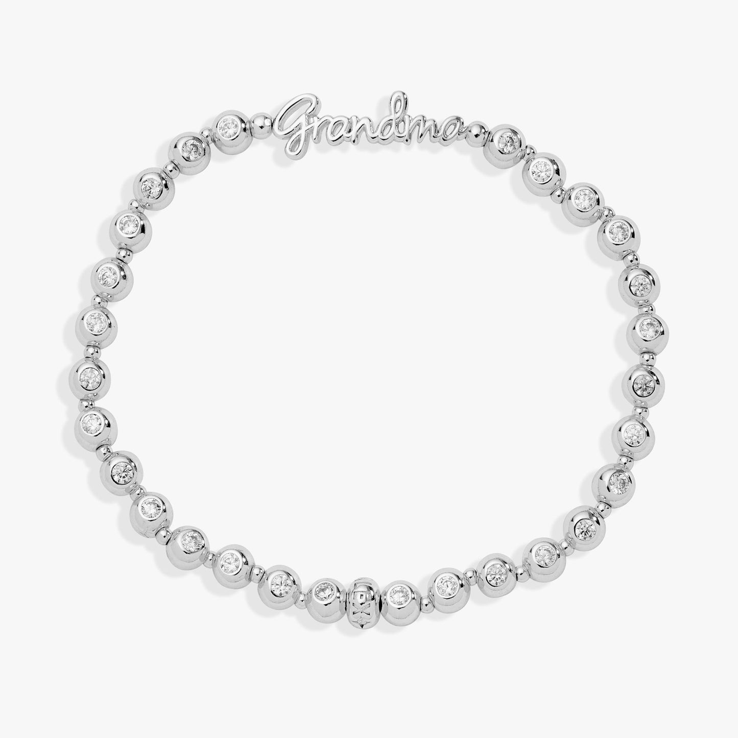 Grandma Elongated Crystal Stretch Bracelet