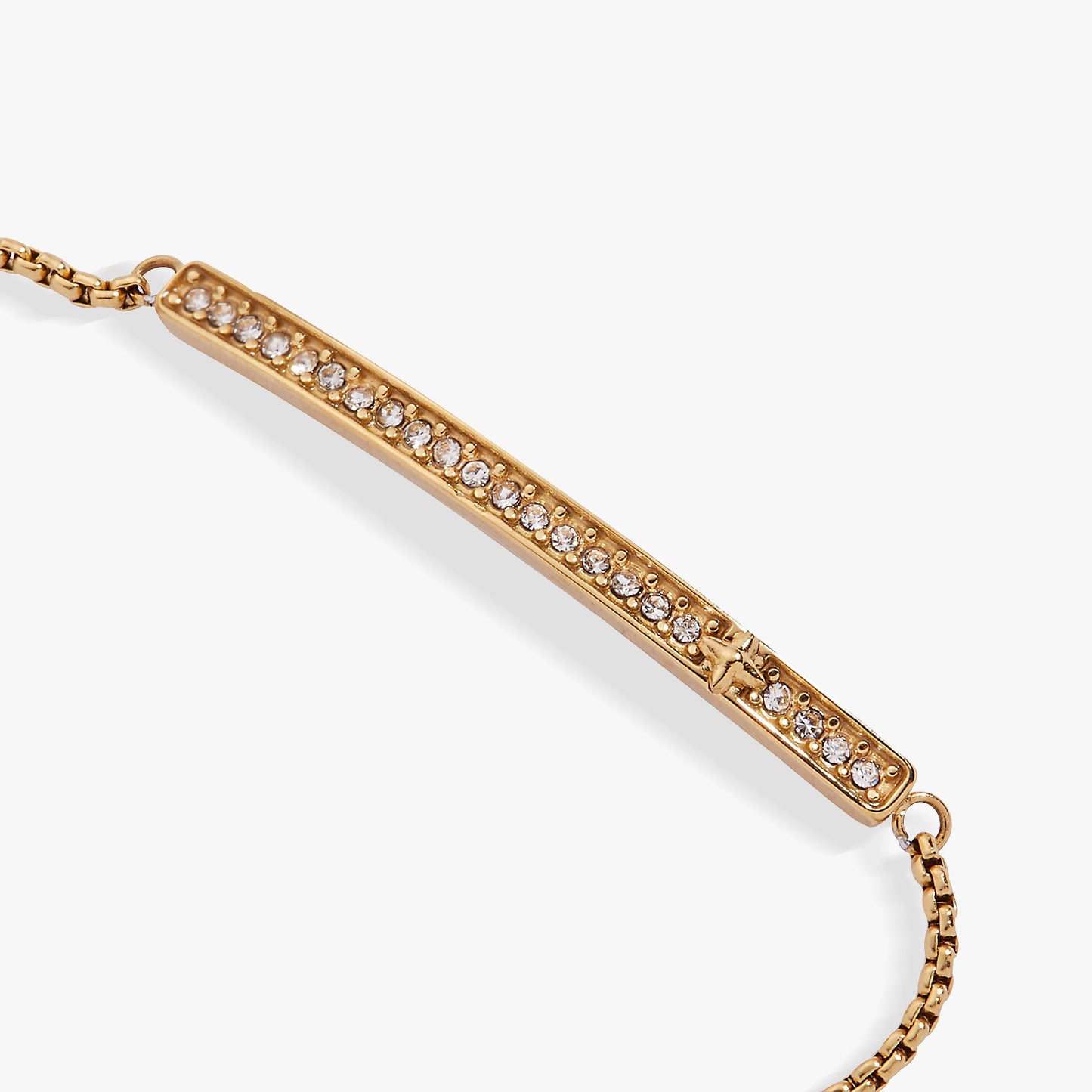 April Everyday Birthstone Pave Bolo Bracelet