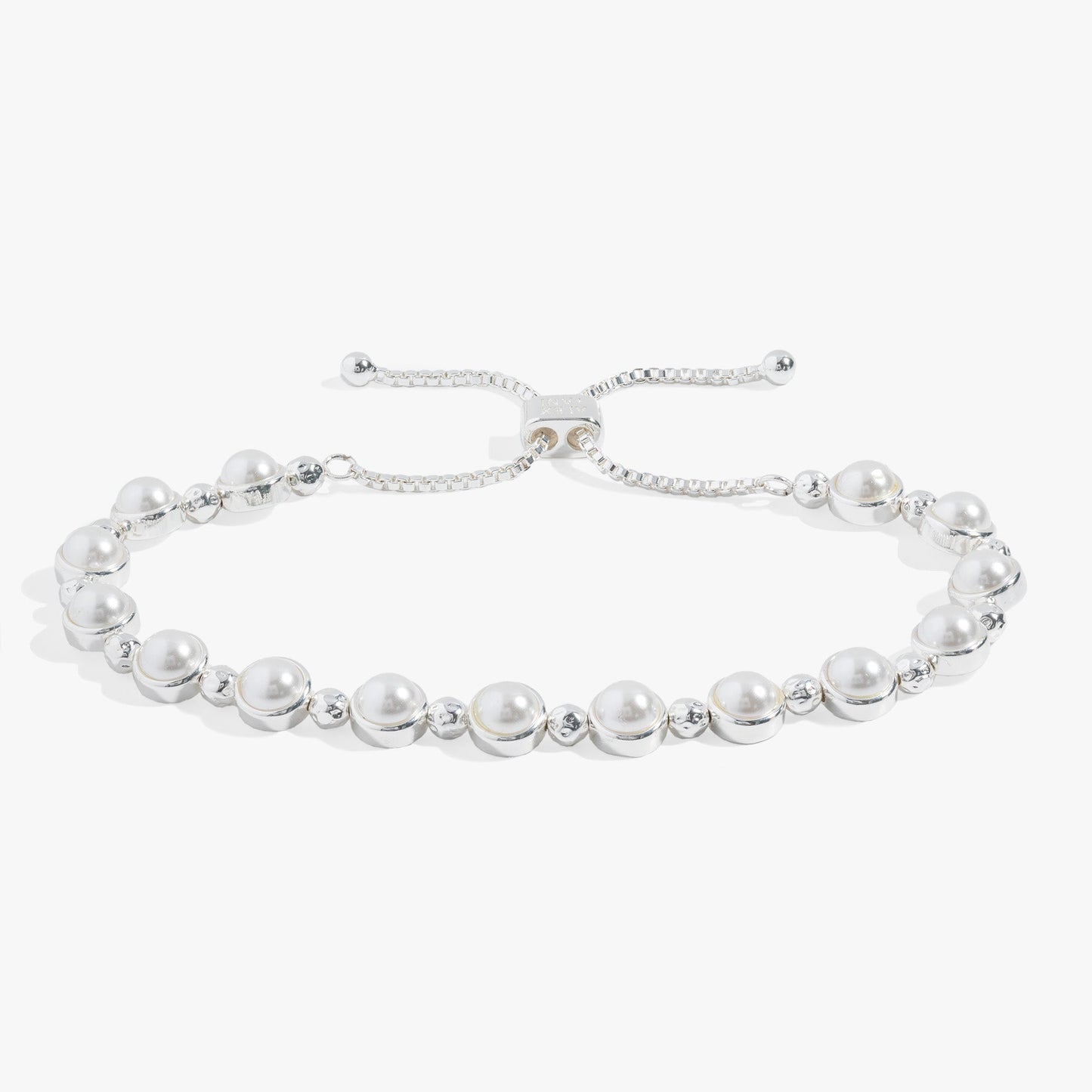 Pearl Bolo Beaded Bracelet