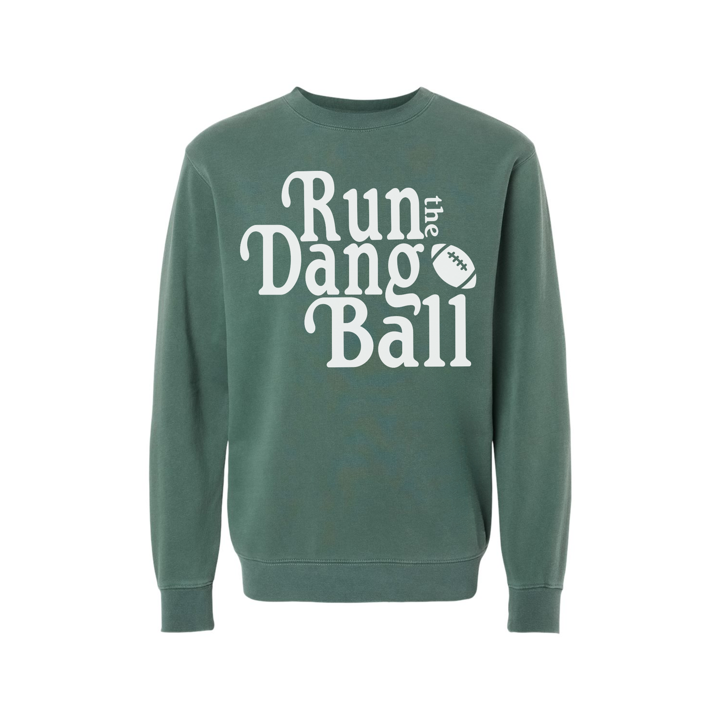 Run the Dang Ball Football Sweatshirt | Vintage Game Day Crewneck