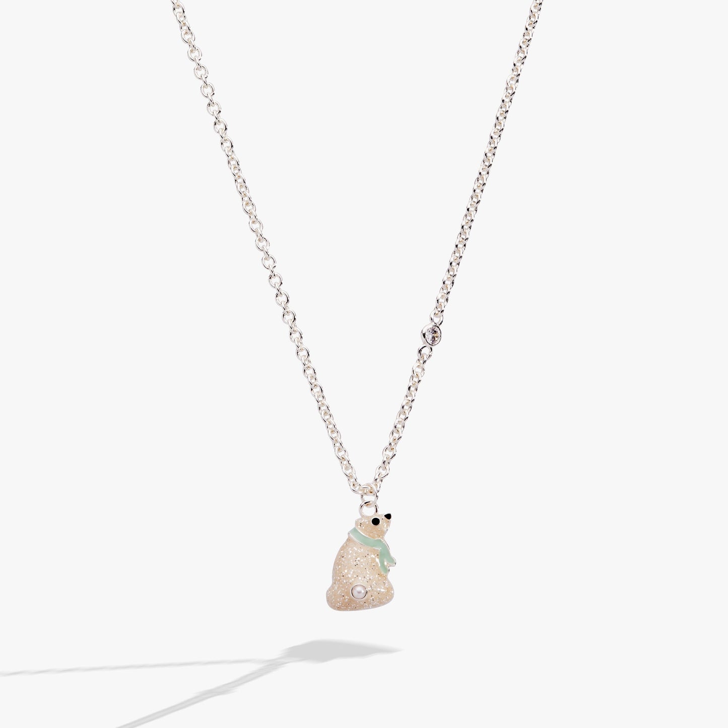 Polar Bear Pendant Necklace
